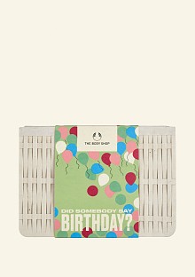 Этикетка-обертка для подарков "День рождения"