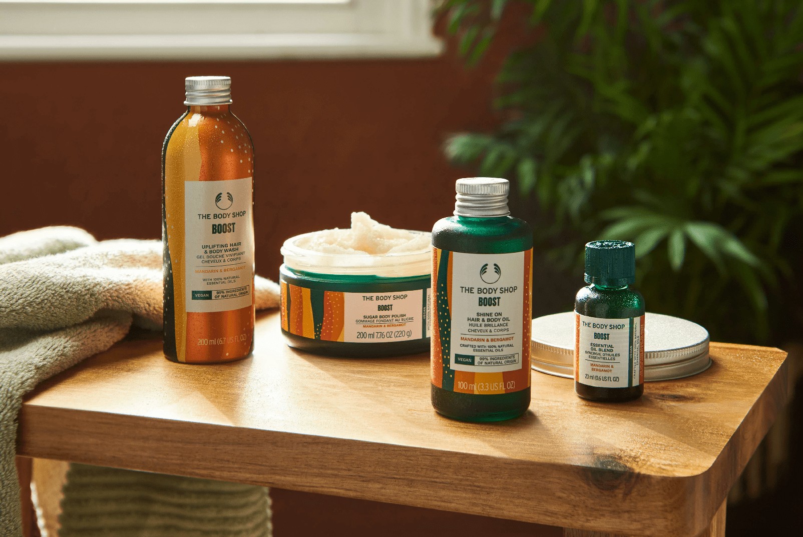 Скраб для тіла "Бергамот та мандарин". Заряд енергії