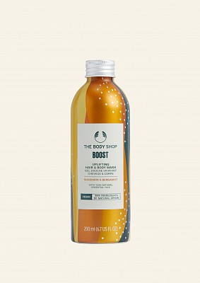 Wellness та олійки для тіла - Шампунь-гель для душу "Бергамот та мандарин". Заряд енергії