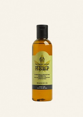 Hemp - Увлажняющее масло для душа с маслом семян конопли