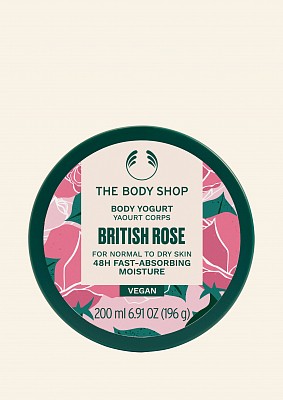 Веганські засоби для тіла - Йогурт для тіла "Британська троянда"