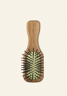 Бамбукова щіточка для розчісування волосся