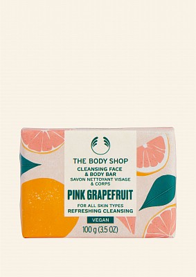 Засоби для очищення і тоніки - Мило для обличчя та тіла "Рожевий грейпфрут"